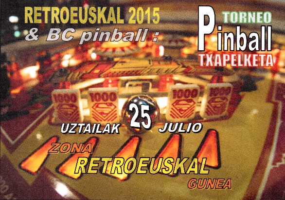 Cartel Torneo Pinball
