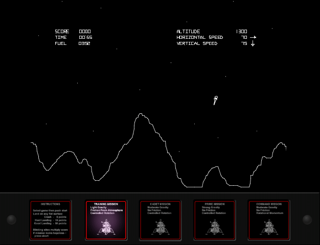 Torneo del videojuego “Lunar Lander” (1979)