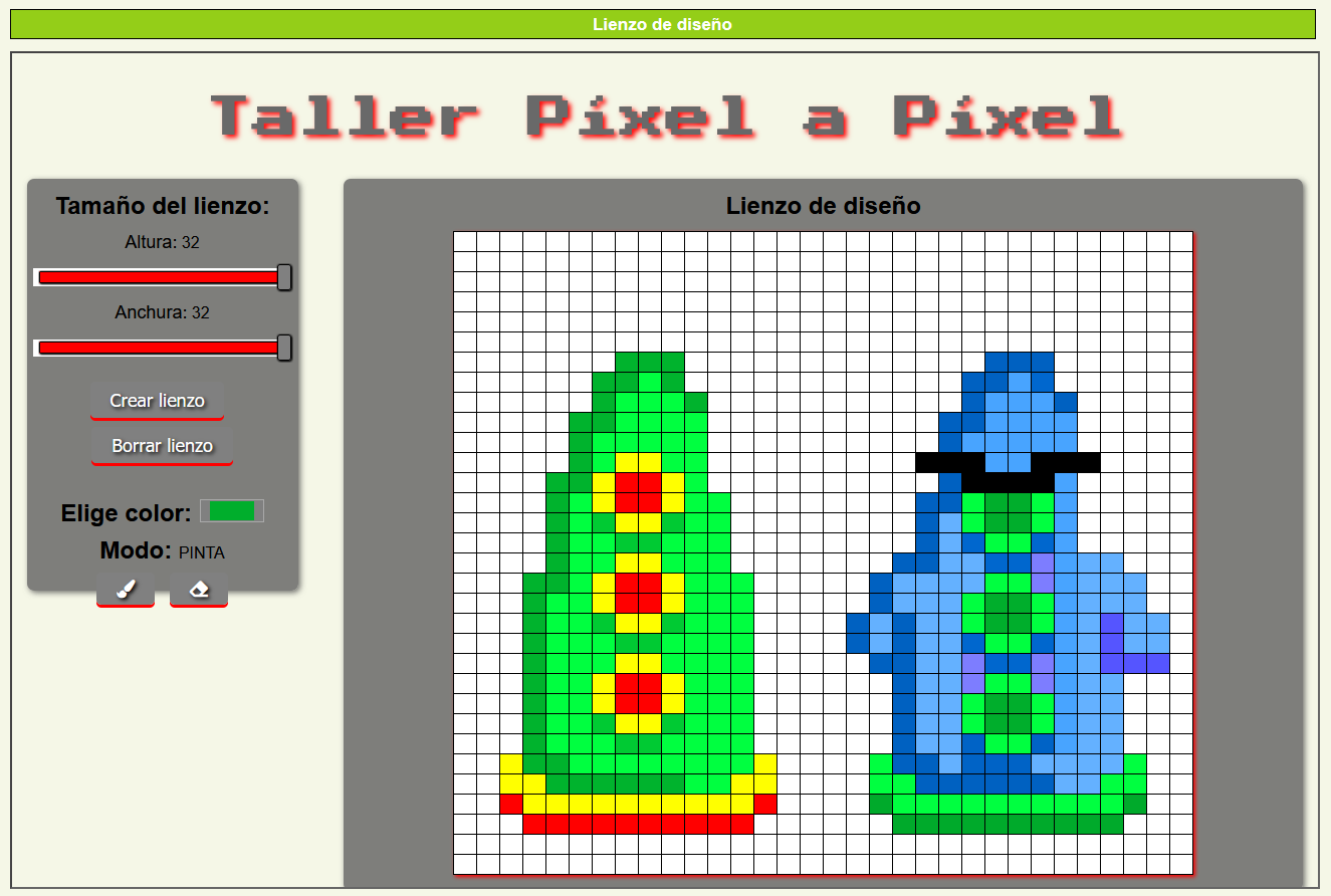 Taller “Píxel a píxel”