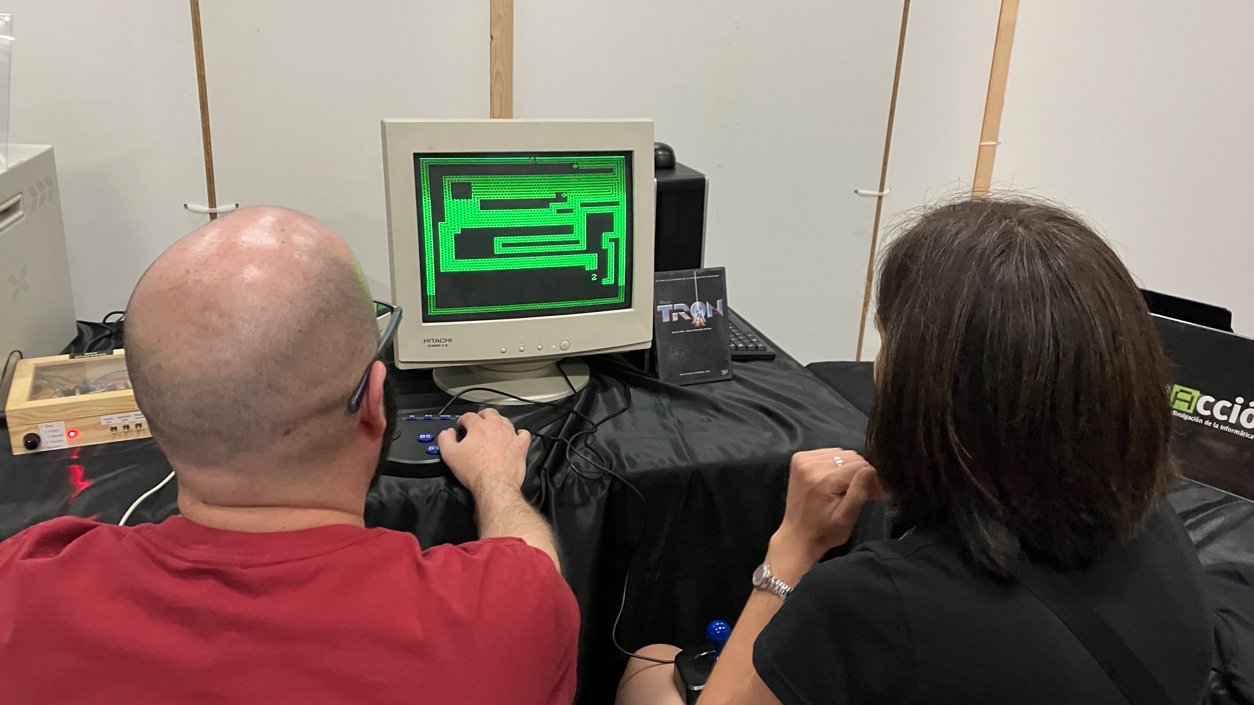 Héctor y Leia83 durante el torneo